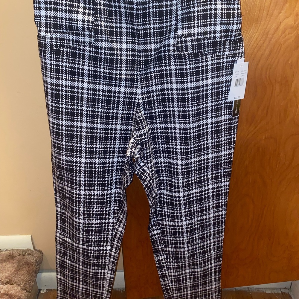 Black and White Dress Pants
